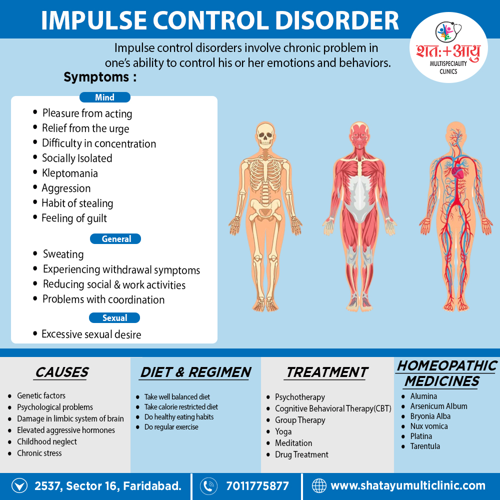 What Are 2 Examples Of Impulse Control Disorders